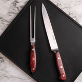 BergHOFF Pakka Wood 3Pc Stainless Steel Carving Set with Case