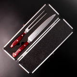 BergHOFF Pakka Wood 3Pc Stainless Steel Carving Set with Case