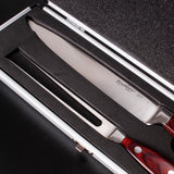 BergHOFF Pakka Wood 3Pc Stainless Steel Carving Set with Case