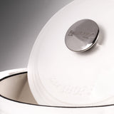 BergHOFF Neo Cast Iron 3qt. Round Dutch Oven 8" with Lid, White