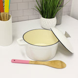 BergHOFF Neo Cast Iron 3qt. Round Dutch Oven 8" with Lid, White