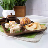 BergHOFF Acacia Wood Divided Tray, 10"