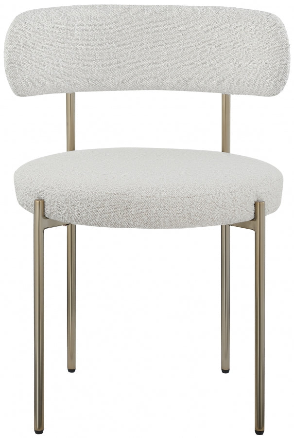 Beacon Boucle Fabric Dining Chair