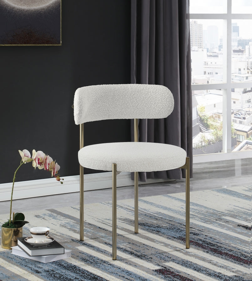 Beacon Boucle Fabric Dining Chair