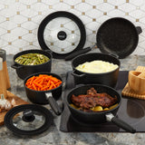 BergHOFF EuroCAST 7Pc Chef Cookware Set