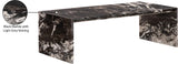 Canova Coffee Table - Handcrafted Genuine Marble with Elegant Design for a Chic Living Room Refresh