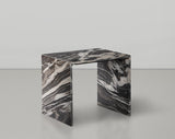 Canova End Table - Handcrafted Genuine Marble with Elegant Design for Contemporary Living Spaces