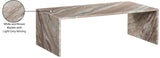 Canova Coffee Table - Handcrafted Genuine Marble with Elegant Design for a Chic Living Room Refresh