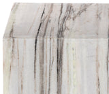 Canova End Table - Handcrafted Genuine Marble with Elegant Design for Contemporary Living Spaces