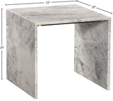 Canova End Table - Handcrafted Genuine Marble with Elegant Design for Contemporary Living Spaces