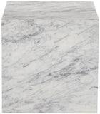 Canova End Table - Handcrafted Genuine Marble with Elegant Design for Contemporary Living Spaces