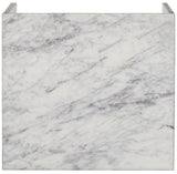 Canova End Table - Handcrafted Genuine Marble with Elegant Design for Contemporary Living Spaces
