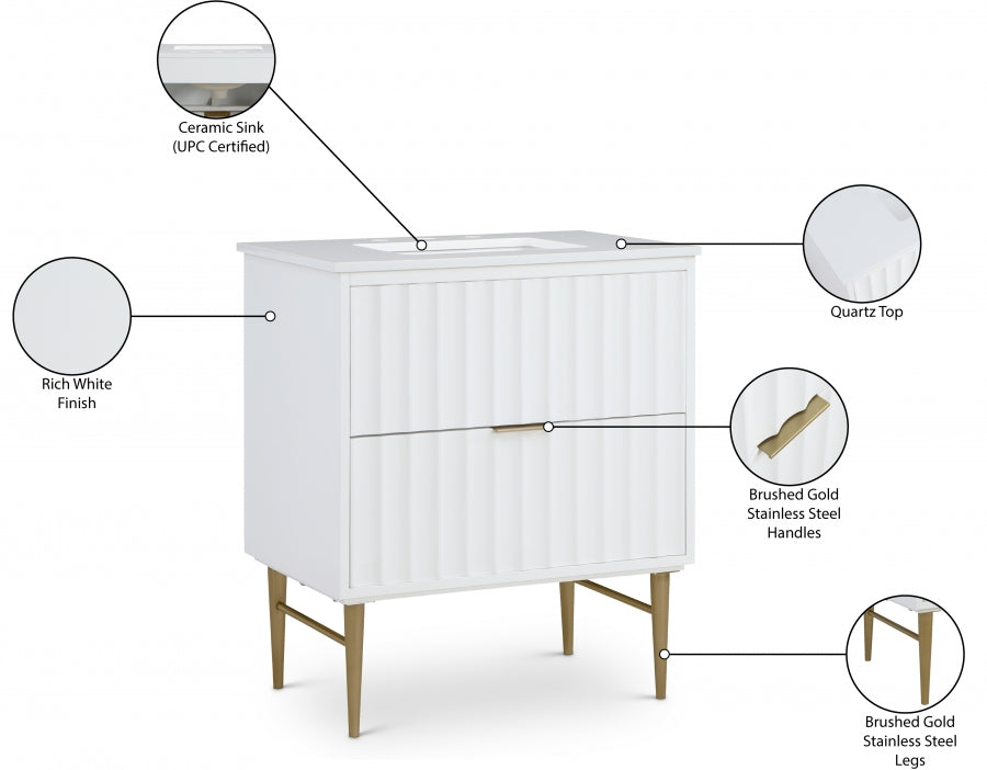 Modernist 30" Bathroom Vanity