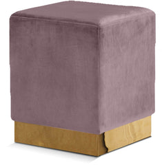 Jax Velvet Ottoman | Stool