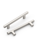 DESIGN2244 Rectangle Cabinet Pulls – Champagne Bronze Drawer Handles for Bathroom & Kitchen Cabinets