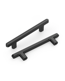 DESIGN2244 Rectangle Cabinet Pulls – Champagne Bronze Drawer Handles for Bathroom & Kitchen Cabinets