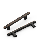 DESIGN2244 Rectangle Cabinet Pulls – Champagne Bronze Drawer Handles for Bathroom & Kitchen Cabinets