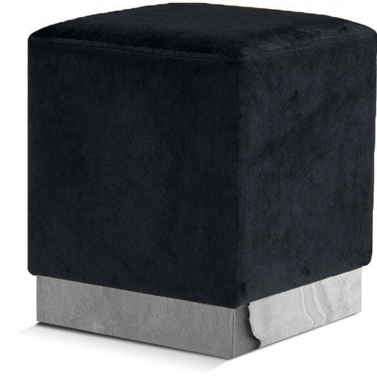 Jax Velvet Ottoman | Stool