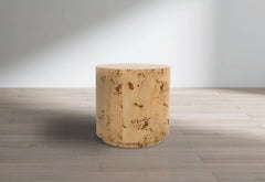 Burl End Table