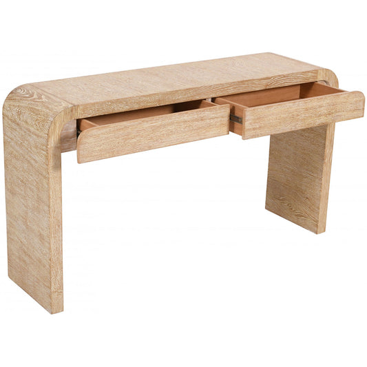 Cresthill Console Table - White Oak Finish