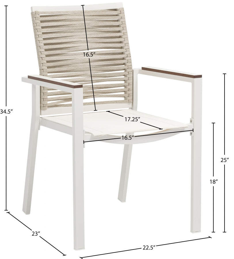 Maldives Outdoor Patio Dining Arm Chair