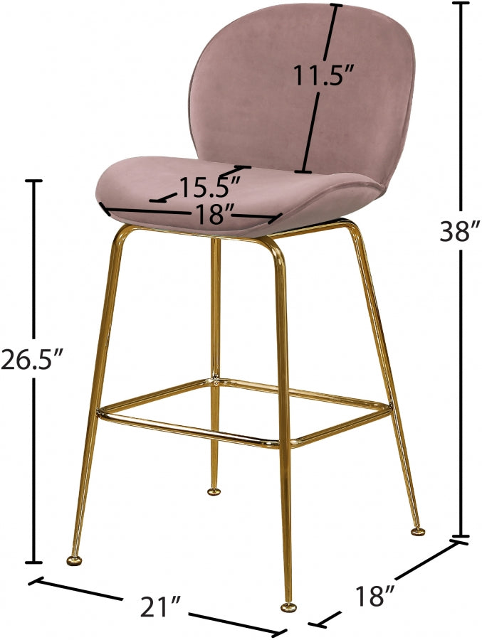 Paris Velvet Counter Stool