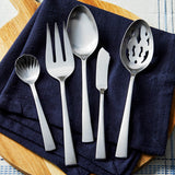 ZWILLING J.A. Henckels Bellasera (matte finish) 45-pc Satin Flatware Set, 18/10 Stainless Steel, Satin Finish (not polished)