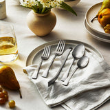 ZWILLING J.A. Henckels Bellasera (matte finish) 45-pc Satin Flatware Set, 18/10 Stainless Steel, Satin Finish (not polished)