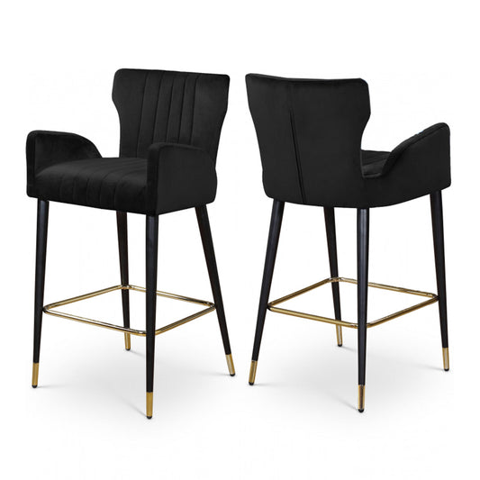 Luxe Velvet Counter Stool