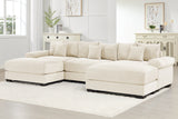 DESEO 130" 3-Seater with 2 Ottomans