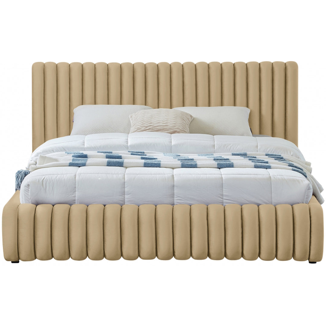 Nash Boucle Fabric Full Bed