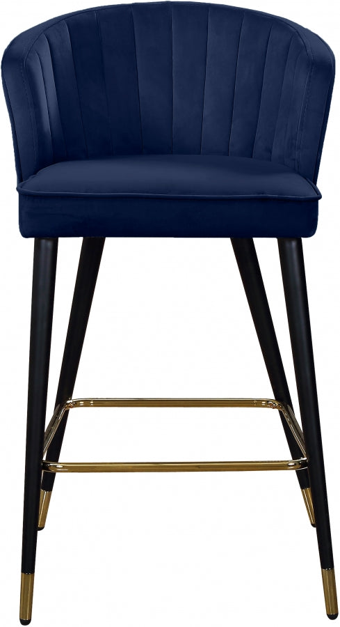 Cassie Velvet Counter Stool