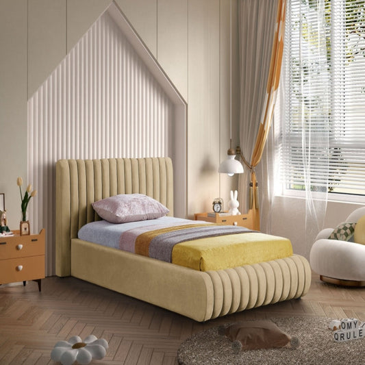 Nico Velvet Twin Bed