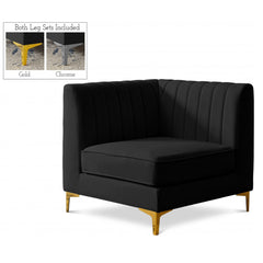 Alina Velvet Modular Corner Chair