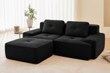 CORDELIA 82" Loveseat with 1 Ottoman