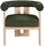 Arienzo - Performance Fabric Upholstered Accent Chair - Natural Base