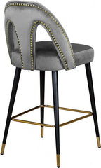 Akoya Velvet Counter Stool