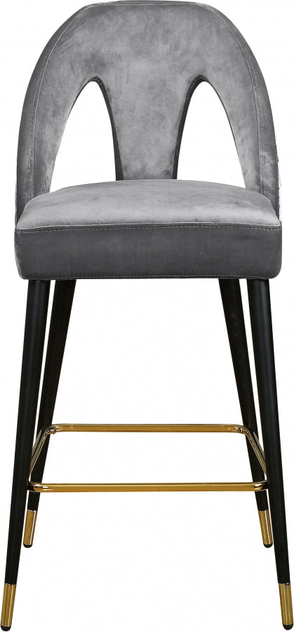 Akoya Velvet Counter Stool