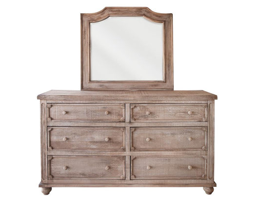 6 Drawer Dresser | Aruba Collection Mango Wood Dresser