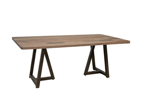 Natural Parota Rectangular Dining Table | Elegant Wood Furniture