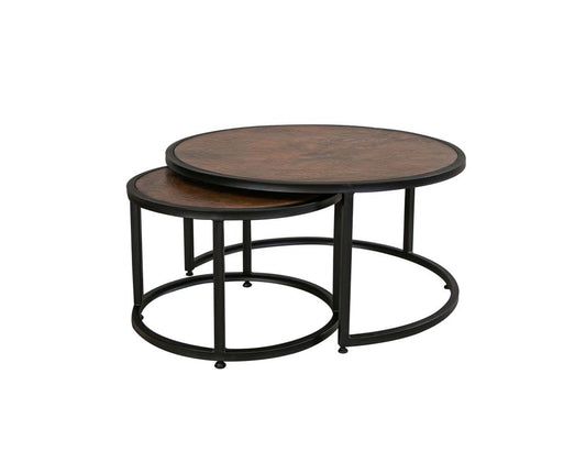 Copper Top & Iron Base Cocktail Table | Blackburn Luxury Occasional