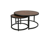 Copper Top & Iron Base Cocktail Table | Blackburn Luxury Occasional