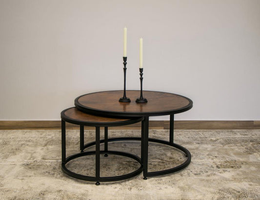 Copper Top & Iron Base Cocktail Table | Blackburn Luxury Occasional
