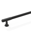 DESIGN2304 Brushed Satin Nickel Cabinet Pulls | Modern Retro Reeded Bar Handles for Kitchen Drawers,  5"