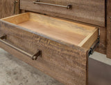 1 Drawer End Table - Mango Wood Olimpia Collection