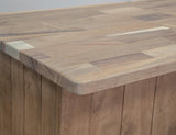 4 Door Parota Wooden Bar - Elegant Furniture for Home Bar