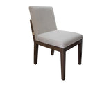 Natural Parota Upholstered Dining Chair | Comfort & Style