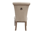 Bonanza Upholstered Wooden Chair - Antiqued White Pine Dining