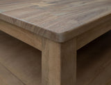 Natural Parota Square Cocktail Table | Elegant Occasional Furniture
