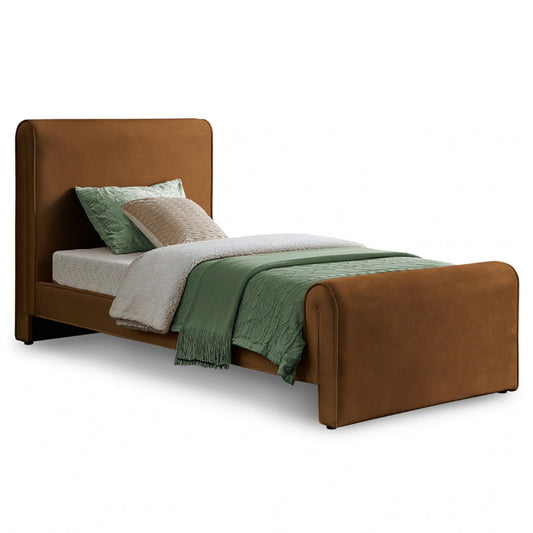 Sloan Velvet Twin Bed